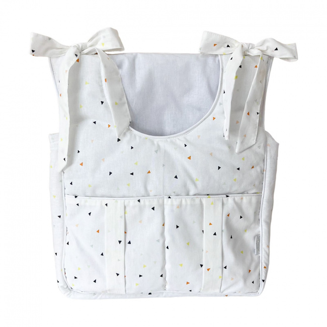 Porta Fraldas para Bebê 2 Peças New York Mini Triângulo Colorido