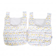 Porta Fraldas para Bebê 2 Peças Rainbow Colorido