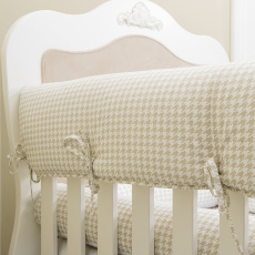 Protetor de Grade para Berço Windsor Bege