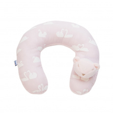 Protetor de Pescoço para Bebê Estampa Cisne Rosa