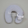 Protetor de Pescoço para Bebê Ovelha Listrado Azul