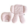 Redutor de Bebê Conforto com Encosto Removível Chambray Rosê