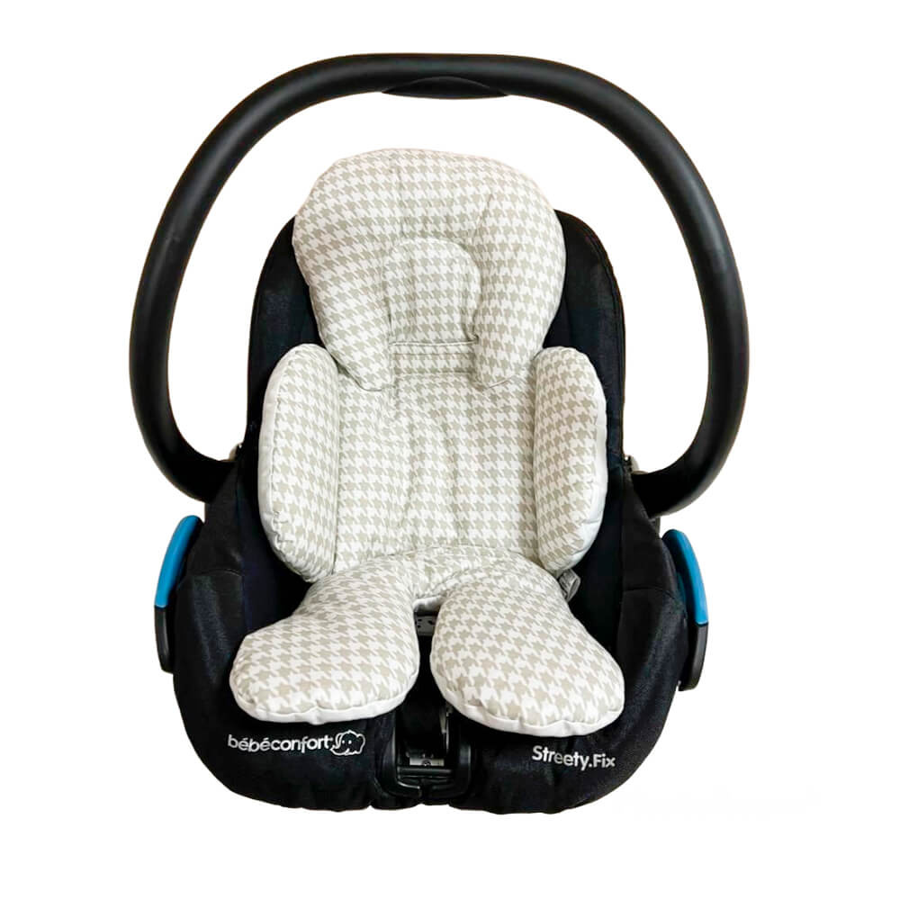 Redutor de Bebê Conforto com Encosto Removível Windsor Bege - Baby ...
