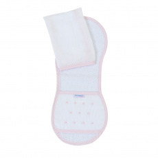 Regurgitador para Bebê com Fraldinha de Boca Bless Rosa