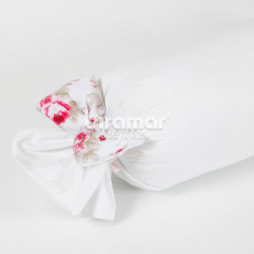 Rolinho Avulso para Bebê Branco / Laço Catarina Nude
