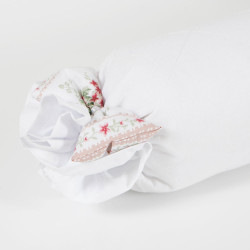 Rolinho Avulso para Bebê Branco / Laço Petit Rosê