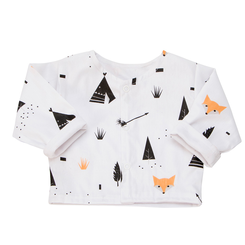 Saída Maternidade Peças Fox Preto Tamanho Único