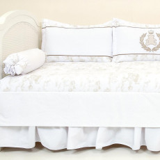 Sofá Cama 7 peças Lollipop com Saia Teddy Nude