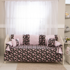 Sofá Cama 8 Peças Catarina Preto