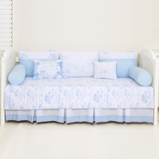 Sofá Cama 8 Peças Jouy Azul