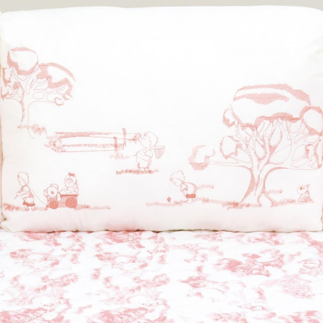 Kit Cama Babá 8 Peças Jouy Vermelho - Promocional