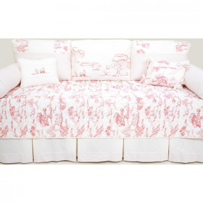 Kit Cama Babá 8 Peças Jouy Vermelho - Promocional
