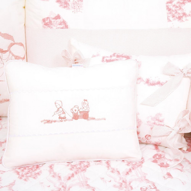 Kit Cama Babá 8 Peças Jouy Vermelho - Promocional