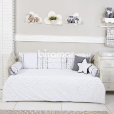 Sofá Cama 8 Peças New York Mini Triângulo Colorido