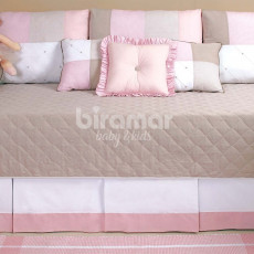 Sofá Cama 8 Peças Patch Rosa