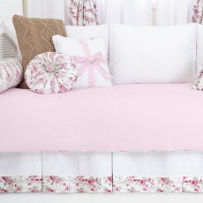 Sofá Cama 9 Peças com Saia Catarina Nude