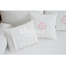 Kit Cama Babá 9 Peças com Saia Vineyard Rosa