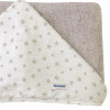 Toalha de Banho Kids Felpuda com Capuz Stars Cinza