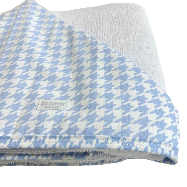 Toalha de Banho Kids Felpuda com Capuz Windsor Azul (1,30m x 70cm)