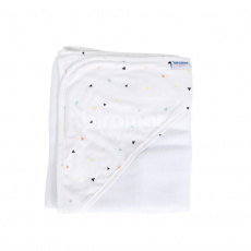 Toalha de Fralda para Bebê Com Capuz New York Mini Triângulo Colorido