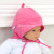 Touca para Bebê Cobre Orelhinhas - Pink