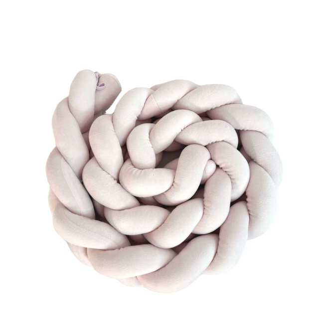 Trança Protetora de Mini Berço Plush Rosa