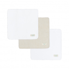 Trio Boquinhas Felpa para Bebê Elliott Vanilla