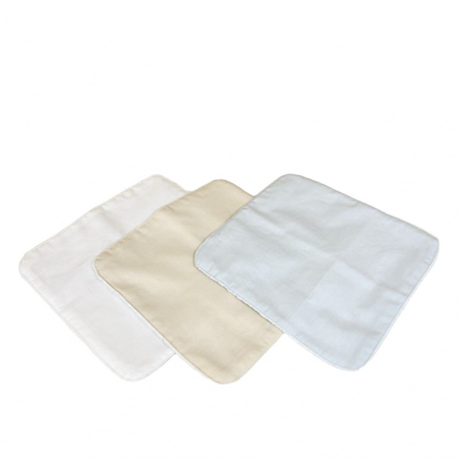 Trio Boquinhas Felpa para Bebê Teddy Bear Azul Percal 180 Fios
