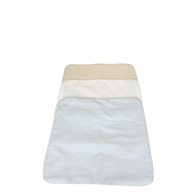 Trio Boquinhas Felpa para Bebê Teddy Bear Azul Percal 180 Fios