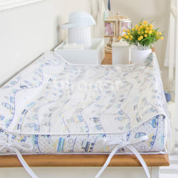 Trocador Anatômico para Bebê Estampado Carrinhos Azul