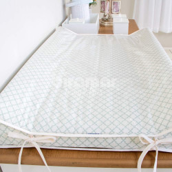 Trocador Anatômico para Bebê Estampado Jardim Secreto Nice Verde