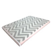 Trocador de Cômoda para Bebê Espuma 04 Chevron Rosa