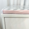 Trocador de Cômoda para Bebê Espuma 04 Chevron Rosa
