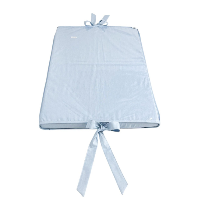Trocador de Cômoda para Bebê Espuma 04 Linho Azul