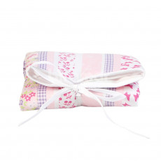 Trocador para Bebê Portátil Estampado Clementine Rosa