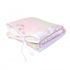 Trocador para Bebê Portátil Estampado Patchwork Rosa