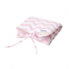 Trocador para Bebê Portátil Estampado Soho Chevron Rosa