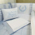 Almofada Decorativa - Personalizada c/ Nome- Ch. Azul - 100% Algodão