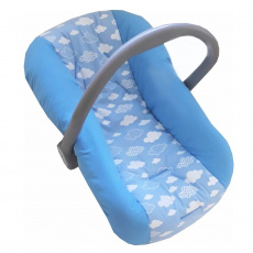 Capa para Bebê Conforto Nuvem Estampada Azul 100%  Algodão 200 Fios