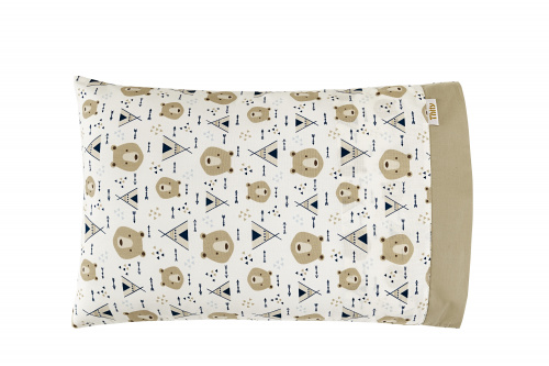 Fronha para Travesseiro Médio Urso Oca -100% algodão