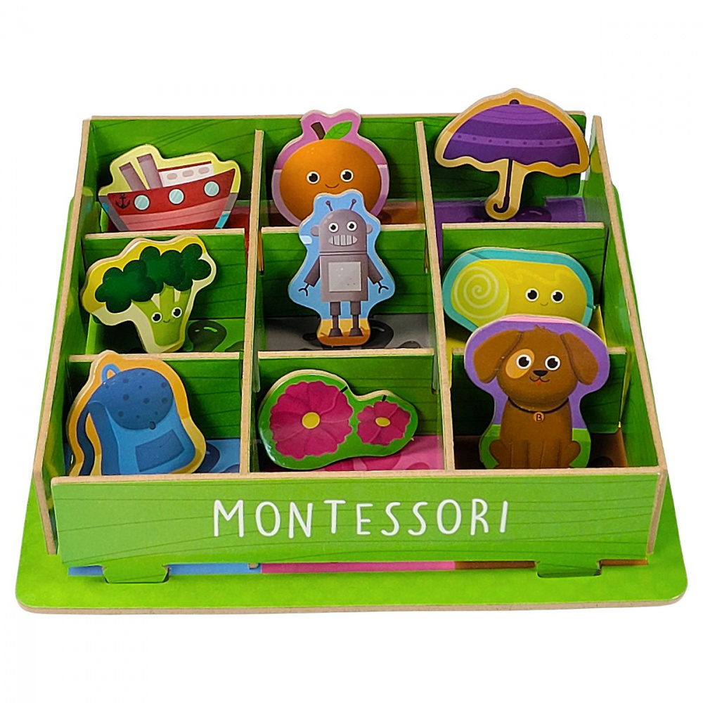 Brinquedo Pedagógico Educativo Montessori 2x1 Jogo de Damas e