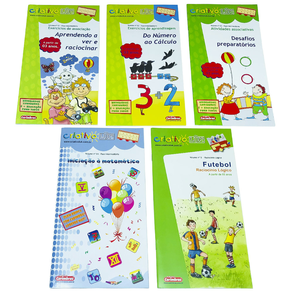 Kit Jogo Mini Criativo Luk + Blocos De Montar 120 Peças Carimbras