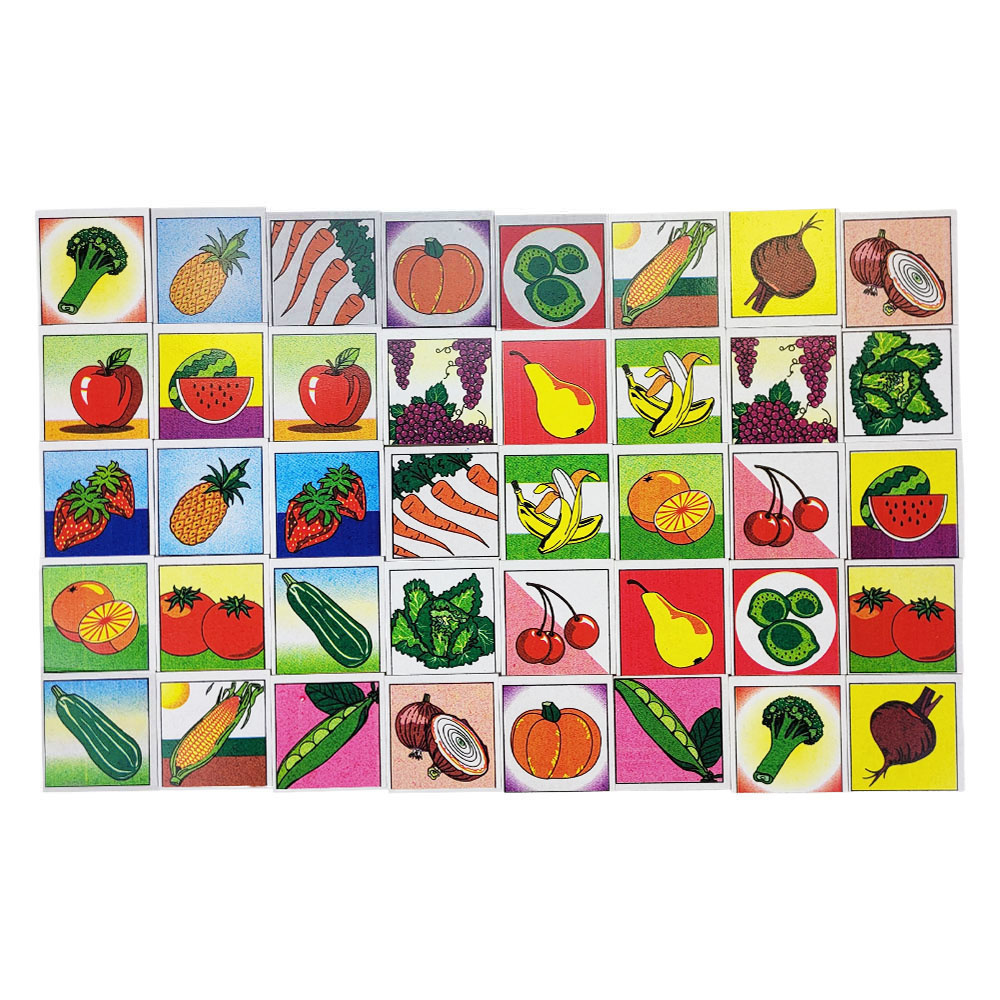 Jogo da Memória Frutas - Majoca Colorê Brinquedos Educativos