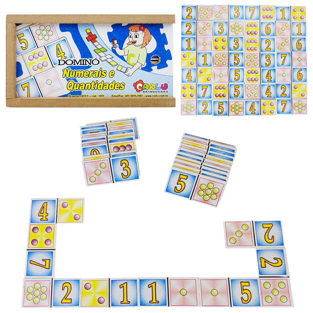 Kit Com 10 Jogos De Domino Infantil 28 Unidades