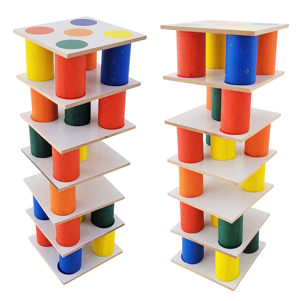 3 Jogos Em 1 Bichinhos Equilibristas Brinquedo Torre Madeira - Pais e  filhos - Outros Jogos - Magazine Luiza