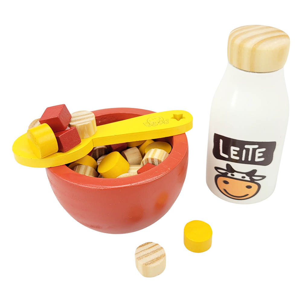 Kit de Comidinha de Brinquedo Infantil Madeira Cereais 30 Pç - Bambinno -  Brinquedos Educativos e Materiais Pedagógicos