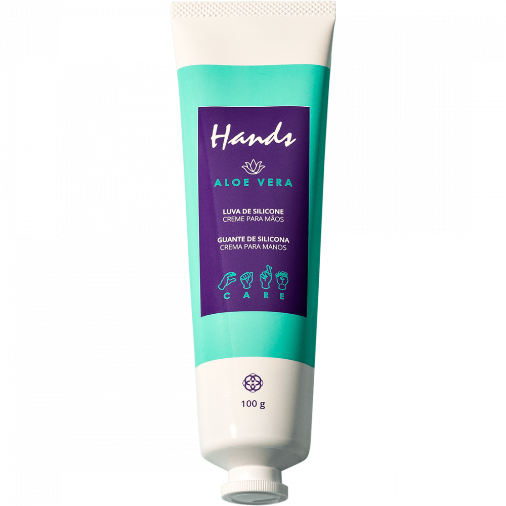 Creme Para Mãos Luva De Silicone Romã Hands 100g