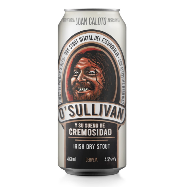 JUAN CALOTO O´SULLIVAN E SU SUENO DE CREMOSIDADE 473ML — cerveja artesanal