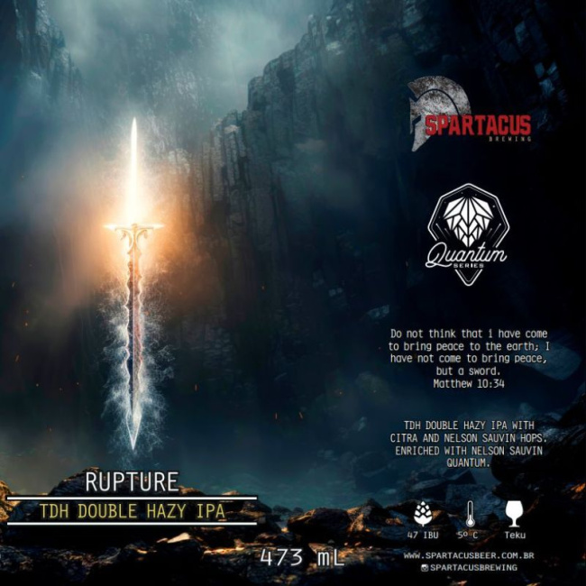 SPARTACUS RUPTURE 473ML — cerveja artesanal