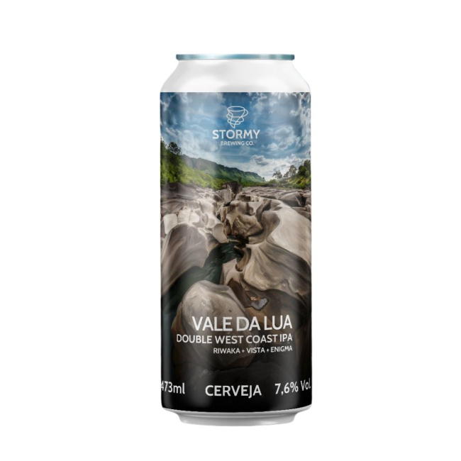 CERV. STORMY VALE DA LUA DOUBLE WEST COAST IPA 473ML